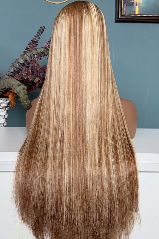 4/27 Straight Human Hair HD Lace Wig