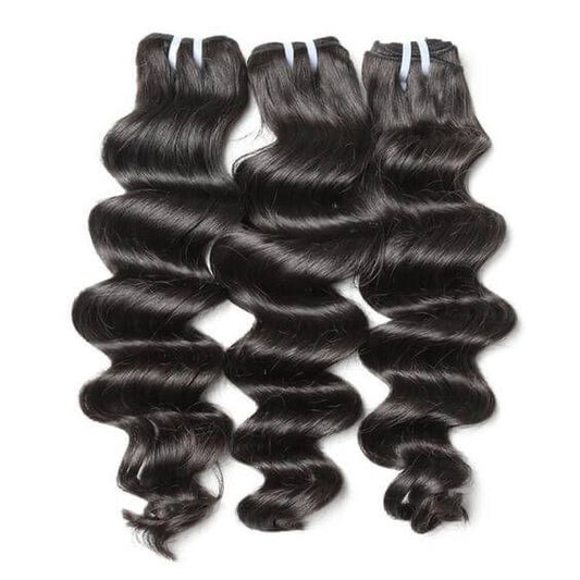 Loose Deep Wave Virgin Human Hair 12A Bundles