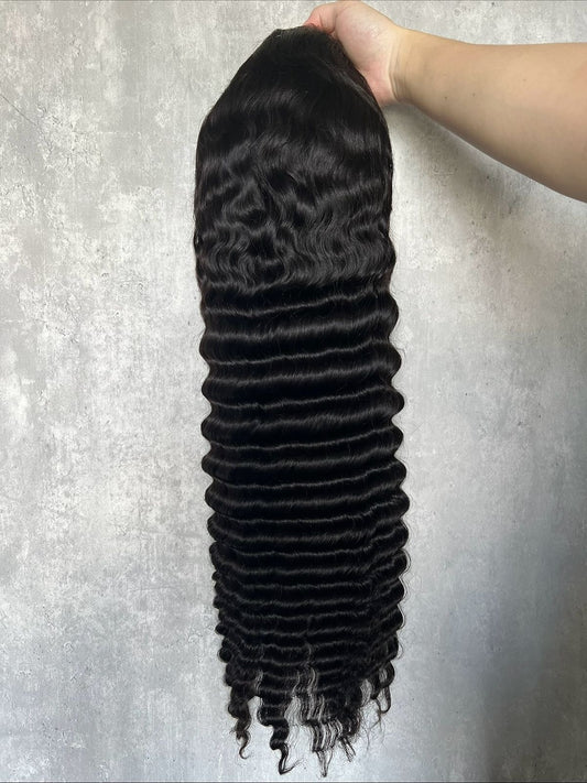 Deep Wave Human Hair HD Lace Front Wig