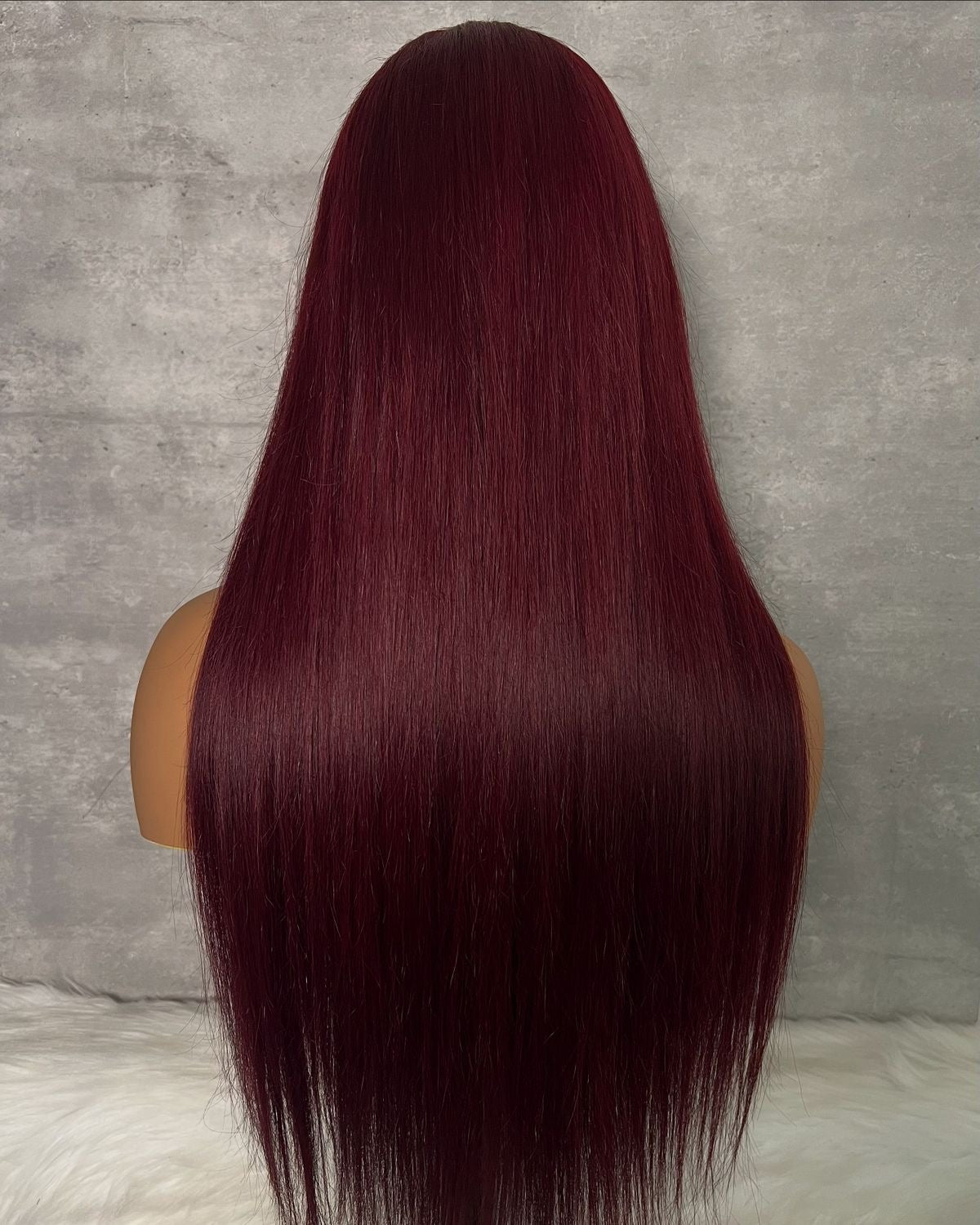 99J Straight Human Hair HD Lace Front Wig