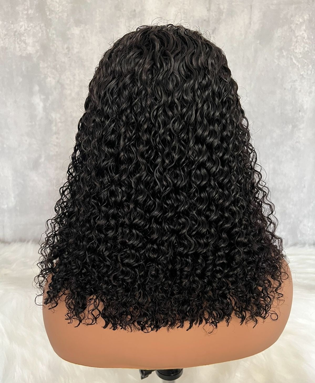 Water Wave Human Hair Half Wig
